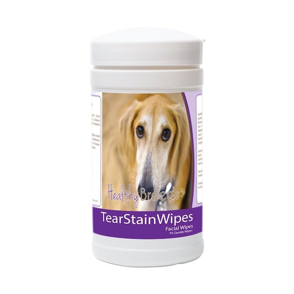 Healthy Breeds Sloughi Tear Stain Wipes - 70 Count, 70PK 840235175230 - main